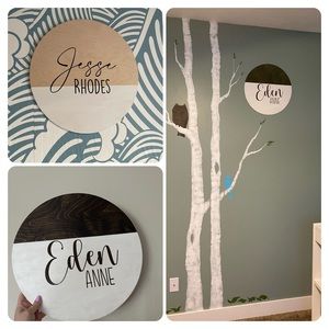 Nursery/Wedding/Business Sign